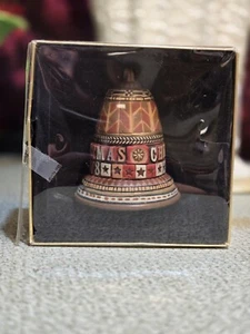 Hallmark Vintage 1978 Tree Trimmer Christmas Bell Schneeberg Ornament - Picture 1 of 12