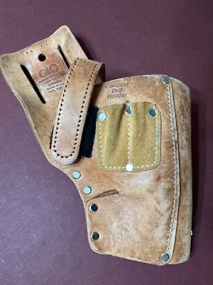 CLC Cordless  Drill Holster Custom LeatherCraft Top Grain Cowhide No. DRL91 USA - Image 1 of 4