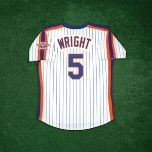 David Wright 1986 New York Mets Home Cooperstown Men's Jersey w/ 25th Patch - Picture 1 of 10