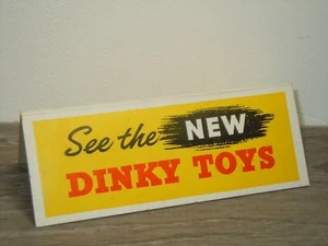 Old Shopcard Dinky Toys - See The New Dinky Toys *33077 - Bild 1 von 4