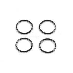 20G 18G 1/4" 5/16" 3/8" Gold Plated on Steel Seamless Nose Hoop Ear Tragus Ring - Picture 1 of 12