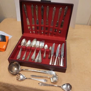 55 Piece Set WMF 40 Flatware Night Rostend Rare W Box - Picture 1 of 8