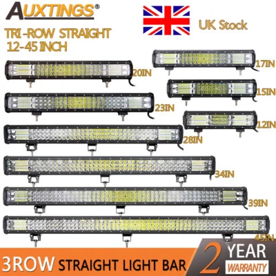 LED Work Light Bar Spot Flood Roof Lights Driving Lamp Offroad Car Truck SUV ATV - Image 1 of 4