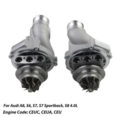Compresor turbocompresor CHRA Core 2 piezas para Audi S6 S7 A8 S8 CEUC CEUA Foto 1 de 4