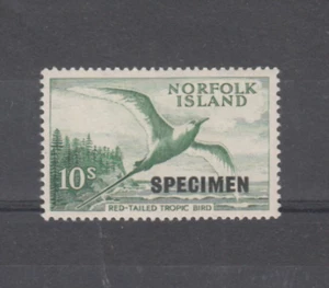 Norfolk Island Stamps.10/ Specimen Overprint.1961 - Picture 1 of 2