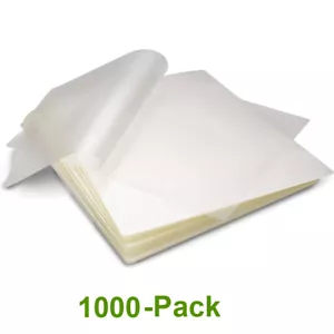 1000 Pack 3mil Clear Thermal Laminating Sheets Pouches Plastic Paper 9" x 11.5" - Picture 1 of 7