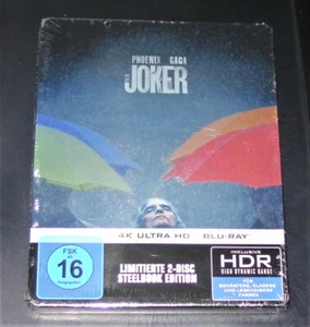 JOKER: FOLIE À DEUX UNCUT LIMITIERTE STEELBOOK COVER A  4K BLU RAY + BLU RAY NEU - Bild 1 von 6