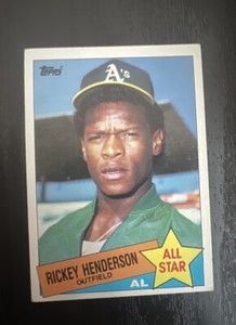 1985 Topps #706 Rickey Henderson NM-MT Athletics