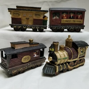 Vintage Home Towne Express 1998 JCPenney Kemmerer Engine Caboose North Pole Mail - Picture 1 of 12