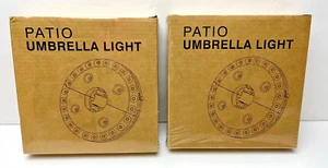 Luz paraguas 3 modos luces inalámbricas para paraguas de patio paquete de 2 - Imagen 1 de 6