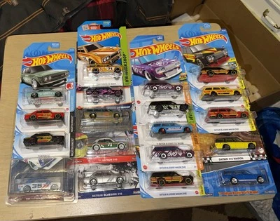 MIXED GROUP/LOT OF HOT WHEELS DATSUN BLUEBIRD 510 & WAGONS! LOT OF 19 DIE-CAST! - Image 1 of 4