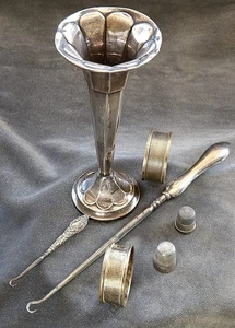A Job lot of Hallmarked Sterling Silver being sold as Scrap - Picture 1 of 3