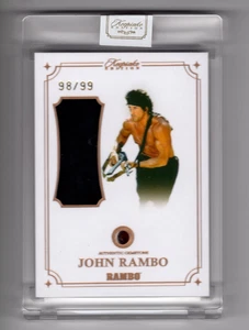 2024 Keepsake Edition John Rambo #6 Red Garnet Gem Relic Patch /99 SP - Bild 1 von 2