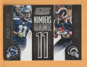 Percy Harvin Tavon Austin 2014 gioco numeri punteggio #NG10 Seattle Seahawks - Foto 1 di 2