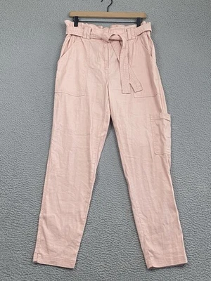 Pantalón Anthropologie Elevenses Romy Talla M Lino Cintura Alta Elastizado Costero Boho EXCELENTE Foto 1 de 4