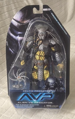 NECA Series 14 AVP Alien vs Predator CELTIC PREDATOR 8" Articulated Figure Rare - Image 1 of 4