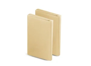 FHC HLP25SB Shower Door Hinge Limit Plates 2.5mm Thick - Satin Brass - Picture 1 of 5