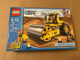 LEGO CITY: Single-Drum Roller (7746)- Brand New In Factory Sealed Box