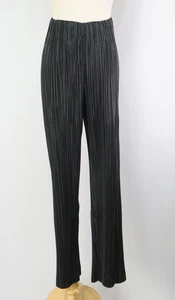 ISSEY MIYAKE Black Pleats Pants 358 2909 - Picture 1 of 6
