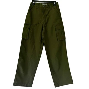 Cannon River blues Ripstop wide leg Cargo pants outdoor Gorpcore army green 2 - Picture 1 of 11
