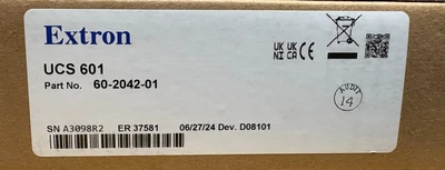 Extron UCS 601 Pro 4K USB-C 10G Dock (P/N: 60-2042-01) - Image 1 of 3