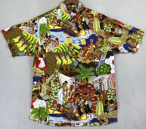 Iolani Eugene Savage Hawaii Aloha Matson Hemd Avanti Spooner Kahala Luau L - Bild 1 von 13