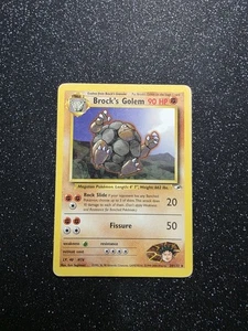 Pokemon Karte Brock´s Golem 20/132 Gym Heroes Englisch - Bild 1 von 3