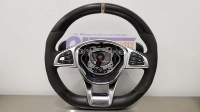 16 MERCEDES BENZ AMG C63S W205 VOLANTE CON MANDOS CUERO NEGRO Foto 1 de 4