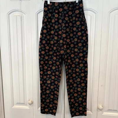 Pantalones Esprit Azul Marino Floral‎ Talla 3/4 Foto 1 de 4