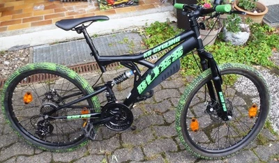 KS Cycling Bliss Pro schwarz und grün 24 Zoll - Bild 1 von 4