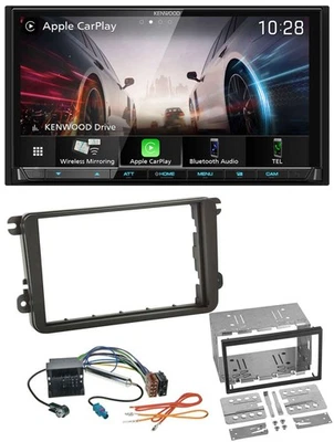 Kenwood MP3 2DIN USB DAB Bluetooth Autoradio für VW Caddy Golf 5 6 Jetta ab 2003 - Bild 1 von 4
