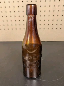 Vintage WUNDER BOTTLING WORKS Oakland California Glas alte Bierflasche - Bild 1 von 9