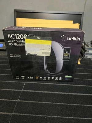 Belkin AC 1200 DB Wi-Fi Dual-Band AC+ Gigabit Router - Image 1 of 4