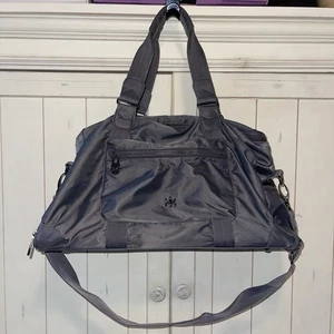 Kyodan Seesack grau Reißverschluss Schulter Handtasche Wochenende Fitness Reise Sport - Bild 1 von 14