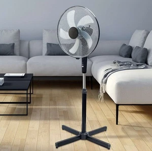 Ventilator Ventilator Standluftkühler AKAI 5 Flügel oszillierend schwarz - Bild 1 von 8