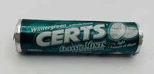 Rotolo vintage Certs verde invernale come nuovo di Cadbury Adams - scadenza 2014 - Da collezione - Foto 1 di 3