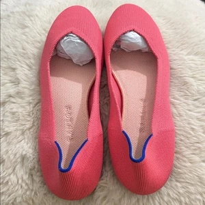 Zapatos Rothy's The Flat para mujer pomelo flamenco punta redonda retirados talla 10,5 - Imagen 1 de 15