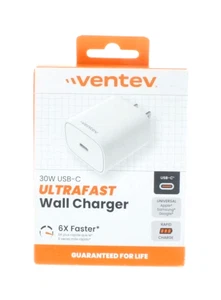 Ventev 30W USB-C Ultrafast Wall Charger NEW - Picture 1 of 5