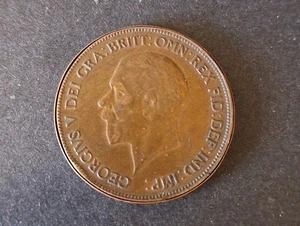 Großbritannien Neuheit Double Headed Edward VII Penny 1929 - Bild 1 von 9
