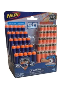 New Nerf 50 Dart Elite Accustrike Refill Pack Toy Distance Accuracy Age 8+ - Picture 1 of 5