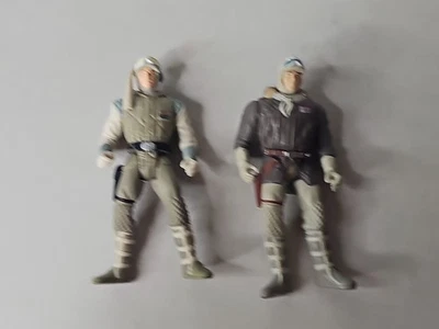 Star Wars HAN SOLO LUKE SKYWALKER  Hoth Figures Vintage 1995/1997 - image 1 of 4
