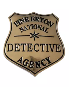 Sammlerstück Western Abzeichen Replik Pinkerton National Detective Agency Abzeichen - Bild 1 von 4