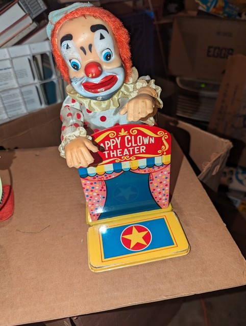 Set of Three Vintage Japanese Tin Clickers-Clown, Pirate, Sheriff - Ruby  Lane