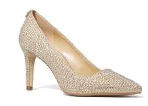 Michael Kors Dorothy Flex Pump Pole Gold Size 8 M - Picture 1 of 12