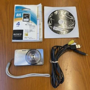 SONY Cyber Shot DSC-W570 Silver Digital Camera Japanese language only JP FS U - Picture 1 of 10
