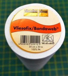 VILENE VLIESOFIX BONDAWEB DOUBLE SIDED WEB ADHESIVE PAPERBACK 30cm x 2m, Appliqu - Picture 1 of 2