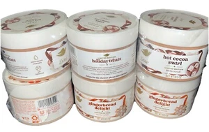 3 Dove Body Scrub Limited Edition Holiday Hot Cocoa Swirl & 3 Gingerbread 10.5oz - Picture 1 of 3