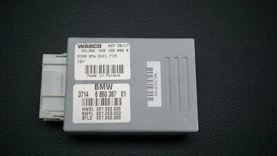OEM BMW X5 X6 F15 F16 F85 F86 SOSPENSIONE PNEUMATICA ECU WABCO 6860387 / 37146860387 - Immagine 1 di 3