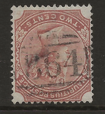 SEYCHELLES  SG Z55  1883 MAURITIUS 2c VENETIAN RED   VERY FINE B 64  CANCEL Cover