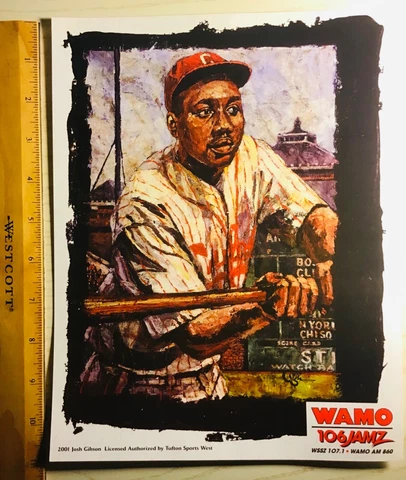 Homestead Grays Pittsburgh Crawford’s JOSH GIBSON 8x11 promo photo Hall  of Fame Cover